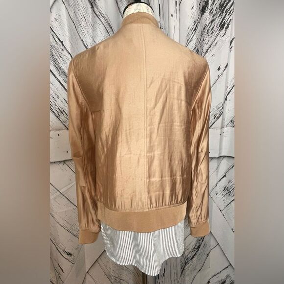 Trouve Layered Look Bomber Jacket Size Small - Picture 4 of 8